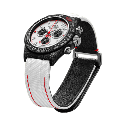 Diw Daytona carbon speedster white 40mm oyster black
