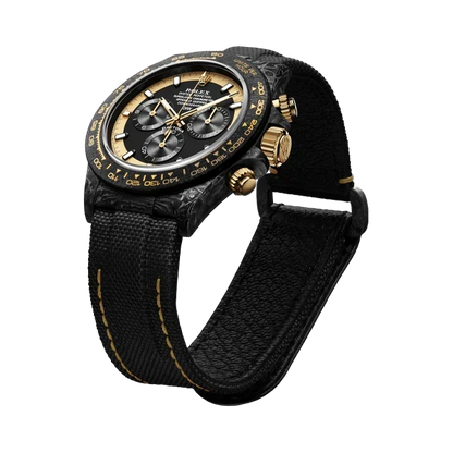 Diw Daytona cream invert gold 40mm oyster black