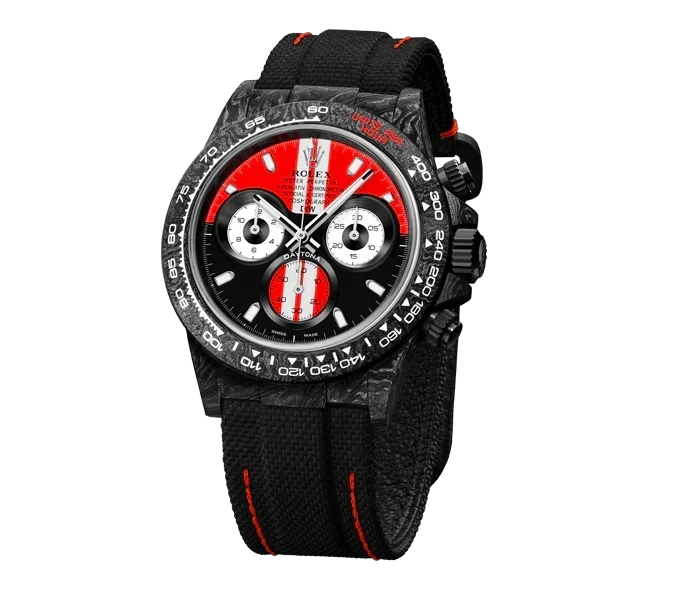 Diw Daytona gt red 40mm oyster black