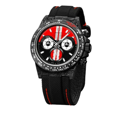 Diw Daytona gt red 40mm oyster black