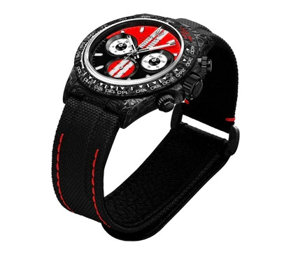 Diw Daytona gt red 40mm oyster black