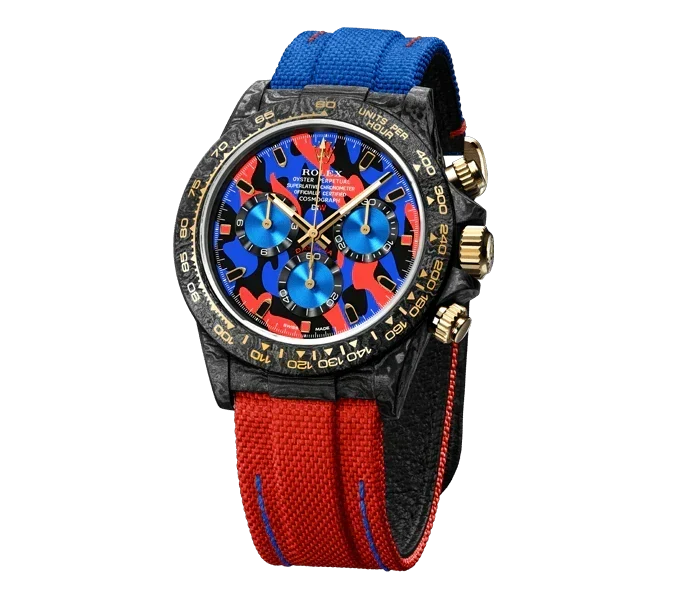 DW Daytona military red 40mm oyster black
