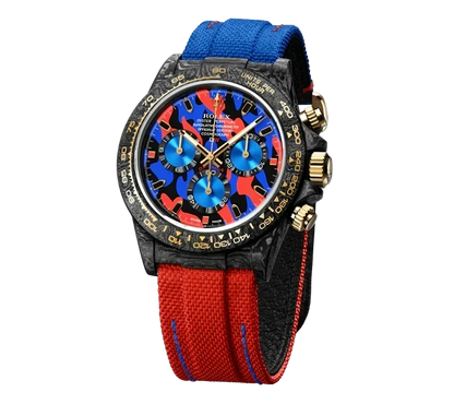 DW Daytona military red 40mm oyster black