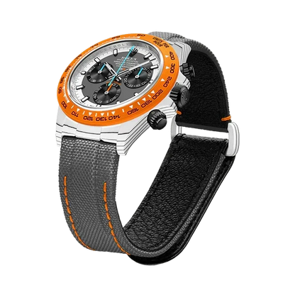 Diw Daytona quartz fiber ocellaris 40mm oyster black