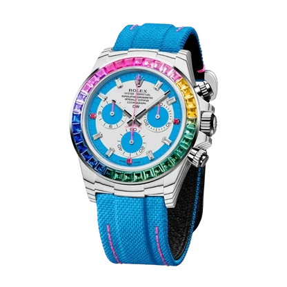 Diw Daytona quartz fiber rainbow s 40mm carbon