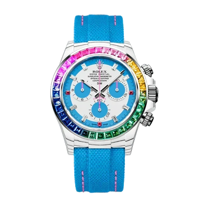 Diw Daytona quartz fiber rainbow s 40mm carbon