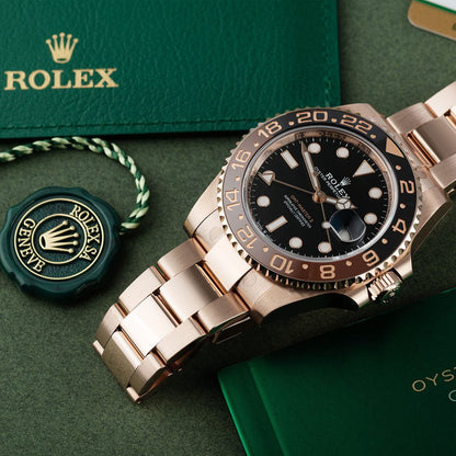 GMT-Master II 18K Everose Rose Gold "The Rootbeer"(Ref# 126715CHNR)