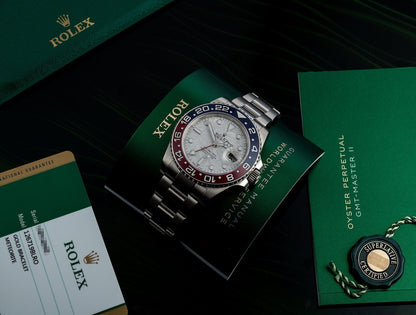 GMT-MASTER II Oyster, 40 mm, white gold M126719BLRO-0002