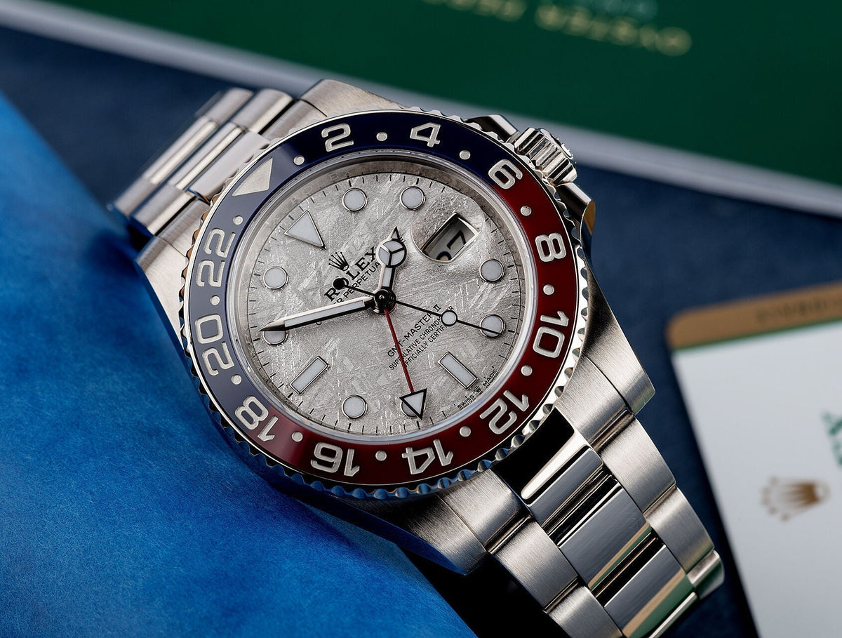 GMT-MASTER II Oyster, 40 mm, white gold M126719BLRO-0002