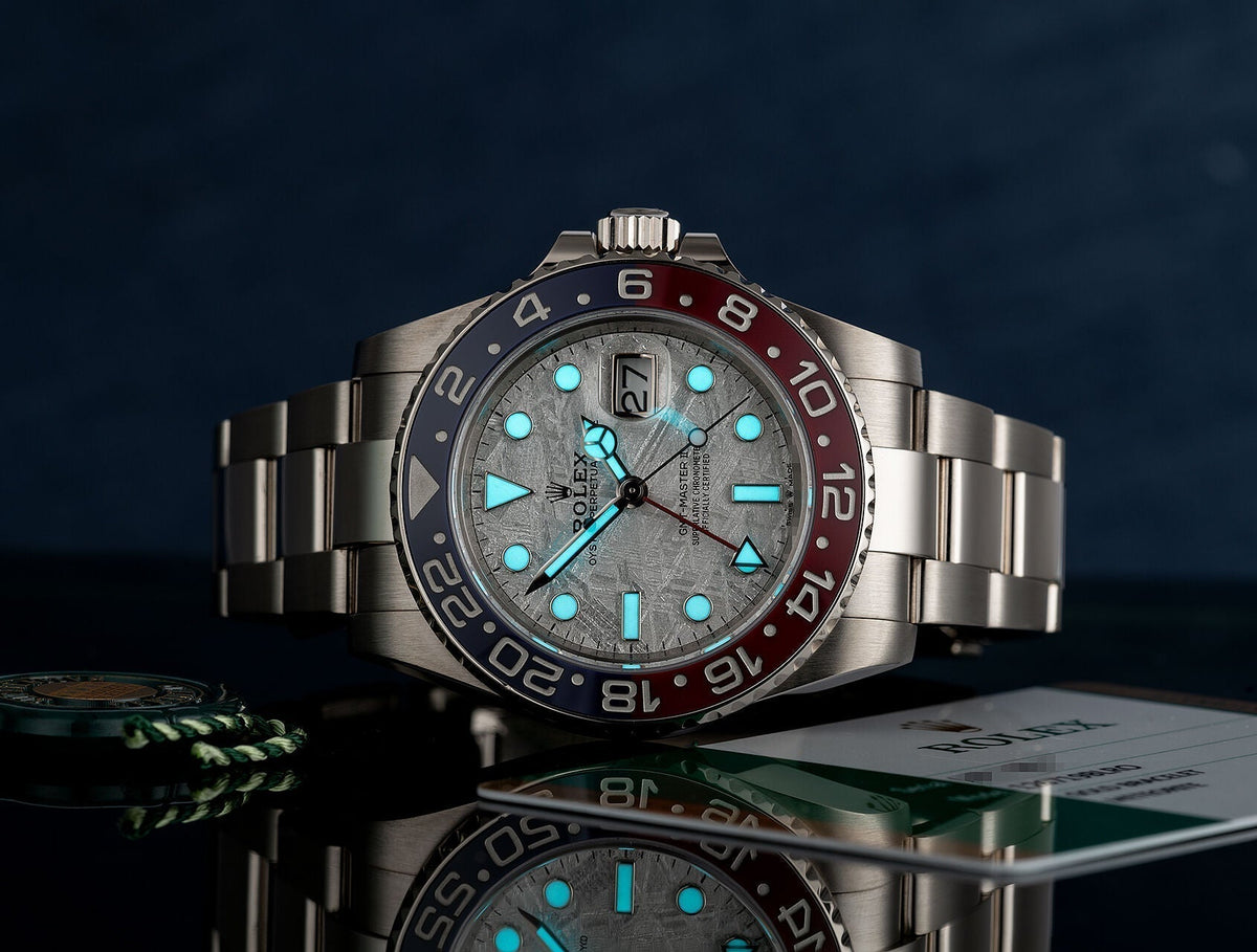GMT-MASTER II Oyster, 40 mm, white gold M126719BLRO-0002