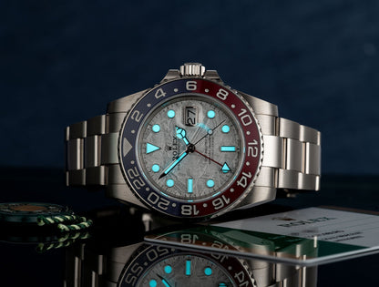 GMT-MASTER II Oyster, 40 mm, white gold M126719BLRO-0002