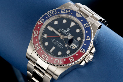 GMT-Master II Oyster, 40 mm, white gold M126719BLRO-0003