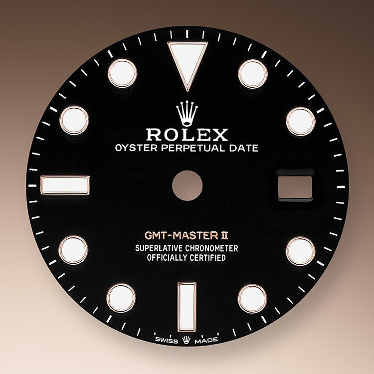 GMT-Master II Rootbeer, 18k Everose gold, 40mm, Ref# 126715chnr-0001