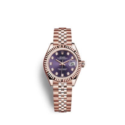 Lady-Datejust 28, 18k Everose Gold, Ref# 279175-0020