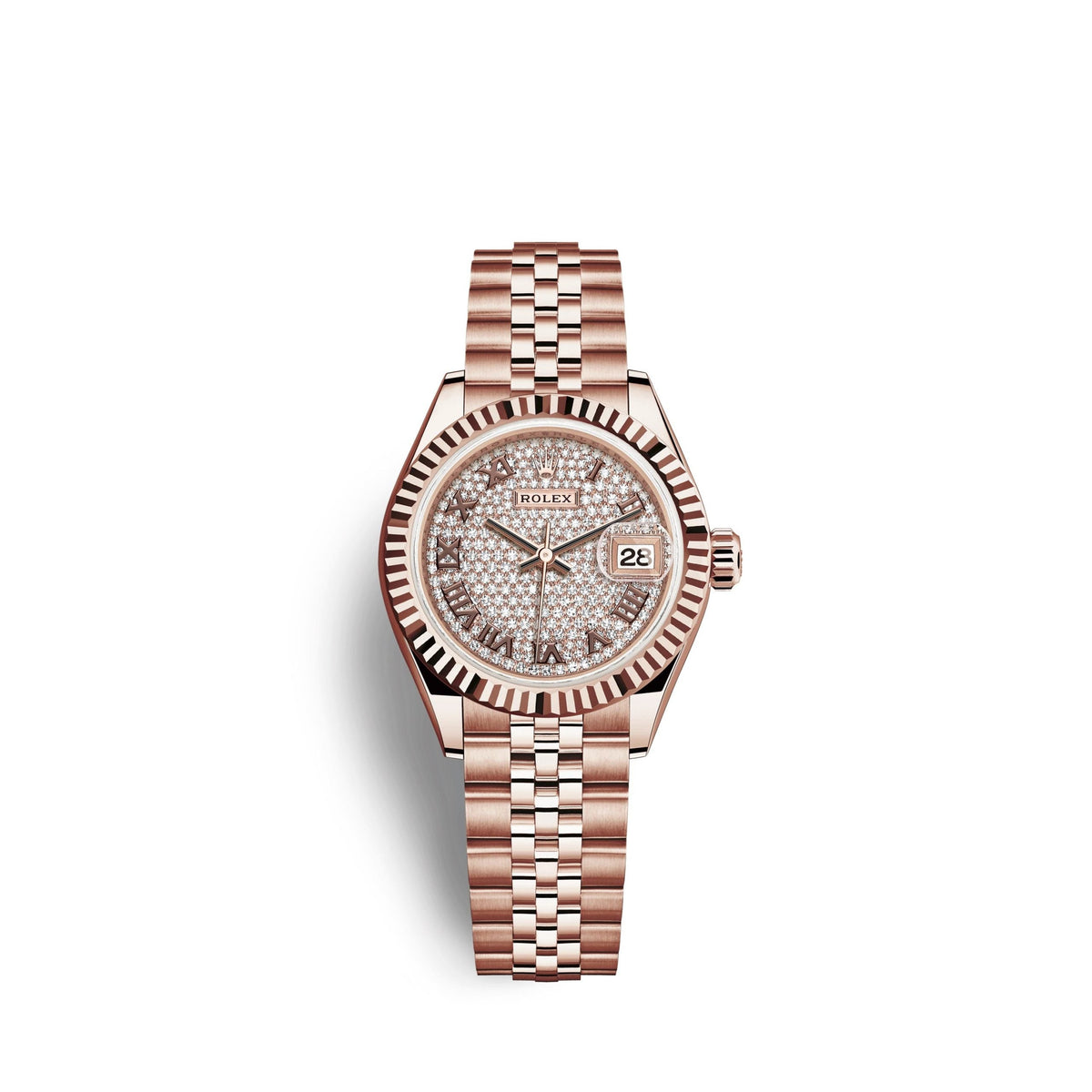 Lady-Datejust 28, 18k Everose Gold, Ref# 279175-0024