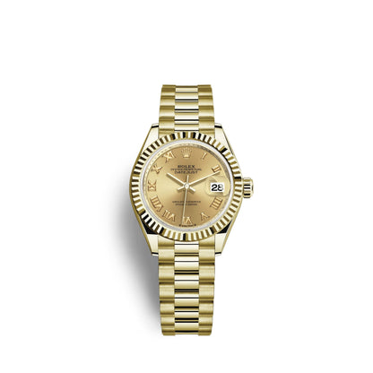 Lady-Datejust 28, 18k Yellow Gold, Ref# 279178-0022