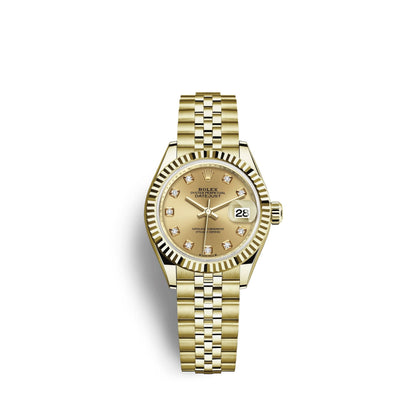Lady-Datejust 28, 18k Yellow Gold, Ref# 279178-0024