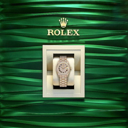Lady-Datejust 28, 18k Yellow Gold, Ref# 279458RBR-0001