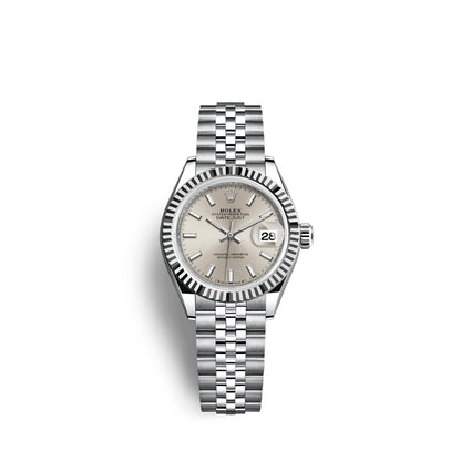 Lady-Datejust 28, Oystersteel and 18k White Gold, Ref# 279174-0005