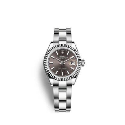 Lady-Datejust 28, Oystersteel and 18k White Gold, Ref# 279174-0012