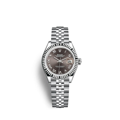 Lady-Datejust 28, Oystersteel and 18k White Gold, Ref# 279174-0013