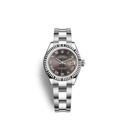 Lady-Datejust 28, Oystersteel and 18k White Gold, Ref# 279174-0014