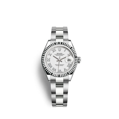 Lady-Datejust 28, Oystersteel and 18k White Gold, Ref# 279174-0020
