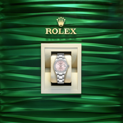 Lady-Datejust 28, Oystersteel and 18k White Gold, Ref# 279384RBR-0002