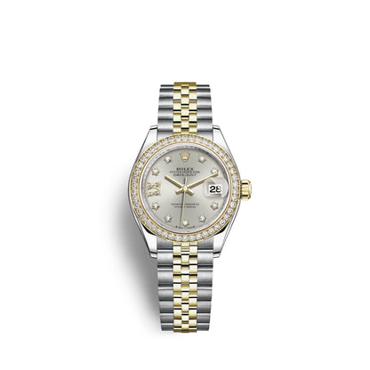 Lady-Datejust 28, Oystersteel and 18k Yellow Gold, Ref# 279383RBR-0003