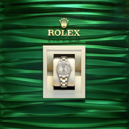Lady-Datejust 28, Oystersteel and 18k Yellow Gold, Ref# 279383RBR-0008