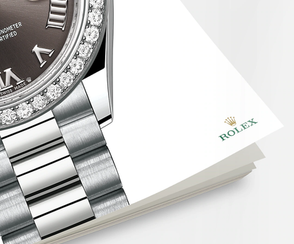Lady-Datejust 28mm, 18k White Gold, Ref# 279139rbr-0010