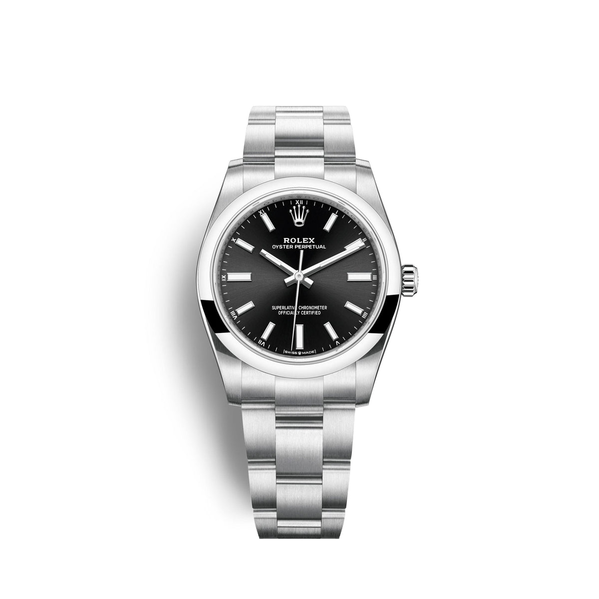 Oyster Perpetual No Date, Stainless Steel, 34mm, Ref# 124200-0002