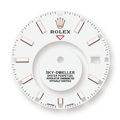 Sky-Dweller 42mm, 18k Everose Gold, Oysterflex, Ref# 326235-0004