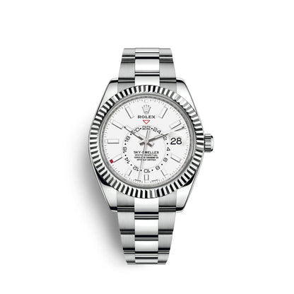 Sky-Dweller 42mm, Oystersteel and 18k White Gold, Ref# 326934-0001
