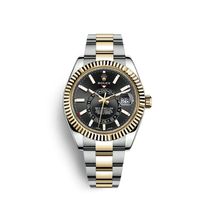 Sky-Dweller 42mm, Oystersteel and 18k Yellow Gold, Ref# 326933-0002