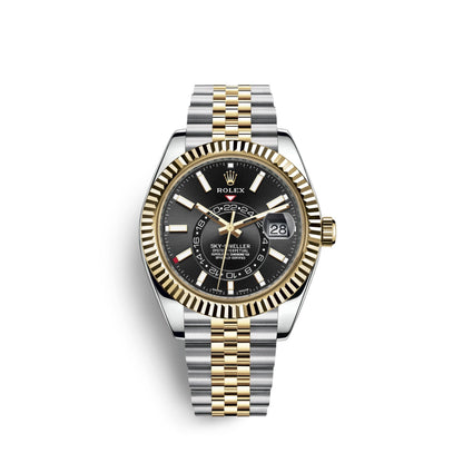 Sky-Dweller 42mm, Oystersteel and 18k Yellow Gold, Ref# 326933-0005