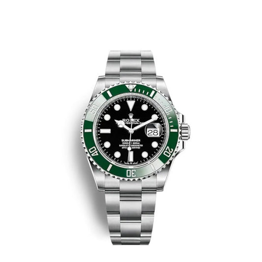 Submariner Date Oyster, 41 mm, Oystersteel m126610lv-0002 "Starbucks"